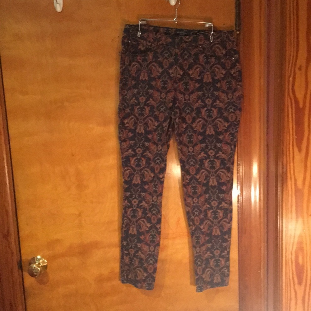 Fun paisley patterned pants